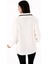 Cheer Casual Kadın Peluş Mont Ekru 5