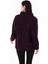 Cheer Casual Kadın Peluş Mont Mor 3