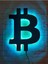 Bitcoin Kripto Para Rgb LED Işıklı Ahşap Mdf Dekoratif Tablo 4