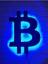 Bitcoin Kripto Para Rgb LED Işıklı Ahşap Mdf Dekoratif Tablo 5