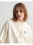 Kadın Beyaz Relaxed Fit Kapüşonlu Logolu Sweatshirt 4201272.130 3