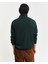 Erkek Yeşil Relaxed Fit Bisiklet Yaka Logolu Kazak 8030221.374 2