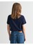 Kadın Lacivert Regular Fit Bisiklet Yaka Logolu T-Shirt 4201271.409 2