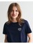 Kadın Lacivert Regular Fit Bisiklet Yaka Logolu T-Shirt 4201271.409 5