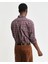 Erkek Bordo Regular Fit Düğmeli Yaka Logolu Gömlek 3240194.638 2