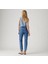 501 Regular Fit Yüksek Bel Cropped Jeans Kadın Kot Pantolon A7739 4