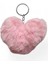 Peluş Kalp Anahtarlık, Tüylü,pofuduk, Soft, Sevgiliye Hediye Anahtarlık, Çanta Süsü Aksesuarı 3