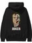Joker (8) Arka Baskılı Siyah Oversize Kapüşonlu Sweatshirt Erkek Kadın 2