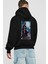Batman (13) Arka Baskılı Siyah Oversize Kapüşonlu Sweatshirt Erkek Kadın 1
