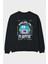 Save Me I Am Floppin Arka Baskılı Siyah Oversize Sweatshirt Erkek Kadın Bisiklet Yaka 1