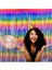 Metalize Arka Fon 100X200CM -Rainbow- 1