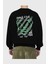 Make Love Bear Arka Baskılı Siyah Oversize Sweatshirt Erkek Kadın Bisiklet Yaka 2