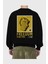 Freedom Is Not Free Arka Baskılı Siyah Oversize Sweatshirt Erkek Kadın Bisiklet Yaka 2