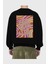 Do What Makes You Happy Yazılı Arka Baskılı Siyah Oversize Sweatshirt Erkek Kadın Bisiklet Yaka 2