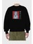 Sylphinford Tachibana 1 Anime Ön Baskılı Siyah Oversize Sweatshirt Erkek Kadın Bisiklet Yaka 2
