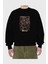 One Pıece (5) Anime Ön Baskılı Siyah Oversize Sweatshirt Erkek Kadın Bisiklet Yaka 2