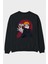 Paın Naruto Anime Arka Baskılı Siyah Oversize Sweatshirt Erkek Kadın Bisiklet Yaka 1