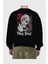 Kaneki Ken Tokyo Ghoul Anime Arka Baskılı Siyah Oversize Sweatshirt Erkek Kadın Bisiklet Yaka 2