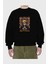Naruto (10) Anime Ön Baskılı Siyah Oversize Sweatshirt Erkek Kadın Bisiklet Yaka 2