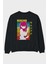 Morgiana 3 Anime Arka Baskılı Siyah Oversize Sweatshirt Erkek Kadın Bisiklet Yaka 1