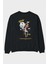 Zeus Nami Anime Arka Baskılı Siyah Oversize Sweatshirt Erkek Kadın Bisiklet Yaka 1