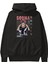 Souma Yukihira 8 Anime Ön Baskılı Siyah Hoodie Oversize Kapüşonlu Sweatshirt Erkek Kadın 1