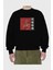 Sukuna Ryoumen 3 Anime Ön Baskılı Siyah Oversize Sweatshirt Erkek Kadın Bisiklet Yaka 2