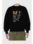 Kei Tsukishima 2 Anime Ön Baskılı Siyah Oversize Sweatshirt Erkek Kadın Bisiklet Yaka 2