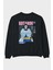 Kotarou Katsura Gıntama 1 Anime Arka Baskılı Siyah Oversize Sweatshirt Erkek Kadın Bisiklet Yaka 1