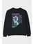 Hisoka Morow 2 2 Anime Arka Baskılı Siyah Oversize Sweatshirt Erkek Kadın Bisiklet Yaka 1