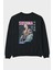 Sukuna Ryoumen Anime Arka Baskılı Siyah Oversize Sweatshirt Erkek Kadın Bisiklet Yaka 1