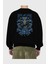 Marco El Fenıx One Piece Anime Arka Baskılı Siyah Oversize Sweatshirt Erkek Kadın Bisiklet Yaka 2
