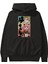 Spy x Famıly Anime Ön Baskılı Siyah Hoodie Oversize Kapüşonlu Sweatshirt Erkek Kadın 1