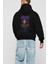 Marshall D. Teach Anime Arka Baskılı Siyah Oversize Kapüşonlu Sweatshirt Erkek Kadın 2