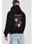 Deathnote L Vs Kıra Anime Arka Baskılı Siyah Oversize Kapüşonlu Sweatshirt Erkek Kadın 2