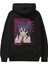Kirie Motoba 4 Anime Arka Baskılı Siyah Oversize Kapüşonlu Sweatshirt Erkek Kadın 1