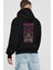 Roronoa Zoro 1 Anime Arka Baskılı Siyah Oversize Kapüşonlu Sweatshirt Erkek Kadın 2