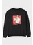 Leorio Paladiknight 5 Anime Ön Baskılı Siyah Oversize Sweatshirt Erkek Kadın Bisiklet Yaka 1