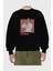 Leorio Paladiknight 5 Anime Ön Baskılı Siyah Oversize Sweatshirt Erkek Kadın Bisiklet Yaka 2