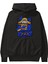Naruto Uzumaki Anime Ön Baskılı Siyah Hoodie Oversize Kapüşonlu Sweatshirt Erkek Kadın 1