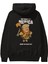 Trump Scout Boy Arka Baskılı Siyah Oversize Kapüşonlu Sweatshirt Erkek Kadın 1