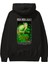 Roronoa Zoro 5 Anime Arka Baskılı Siyah Oversize Kapüşonlu Sweatshirt Erkek Kadın 1