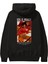 Gol D. Roger Anime Arka Baskılı Siyah Oversize Kapüşonlu Sweatshirt Erkek Kadın 1