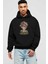 Dragon Ball Art (2) Anime Ön Baskılı Siyah Oversize Kapüşonlu Sweatshirt Erkek Kadın 1