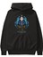Marco Anime Ön Baskılı Siyah Hoodie Oversize Kapüşonlu Sweatshirt Erkek Kadın 1