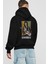 Che Guevara Hendrix Arka Baskılı Siyah Oversize Kapüşonlu Sweatshirt Erkek Kadın 2
