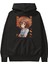 Youko Inokuma 5 Anime Ön Baskılı Siyah Hoodie Oversize Kapüşonlu Sweatshirt Erkek Kadın 1