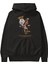Zeus Nami Anime Ön Baskılı Siyah Hoodie Oversize Kapüşonlu Sweatshirt Erkek Kadın 1