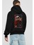 Dragonball Drmakigero Anime Arka Baskılı Siyah Oversize Kapüşonlu Sweatshirt Erkek Kadın 2
