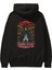 Naruto Sasuke Uchıha 1 Anime Arka Baskılı Siyah Oversize Kapüşonlu Sweatshirt Erkek Kadın 1
